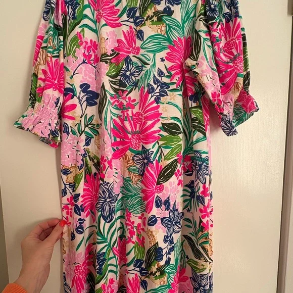 Lilly Pulitzer Multicolor Tropical Print Dress - Picture 6 of 6
